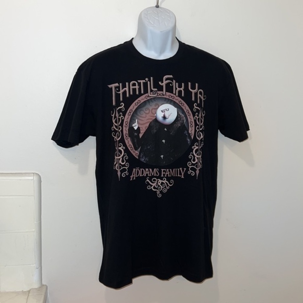 Unisex The Adams Family/Uncle Fester “That’ll Fix Ya” Graphic Tee - Picture 4 of 10